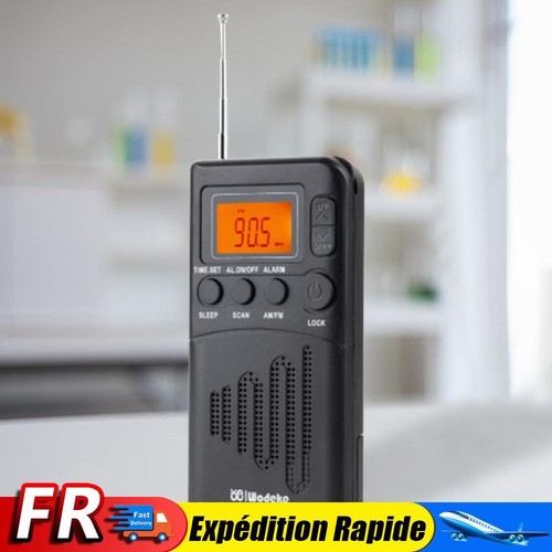 AM FM Stereo Battery Operated Portable Radio Receivers LCD Display AM ...