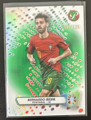 Bernardo Silva Topps Parallel /125 Road to Euro 2024 - Portugal - Maestro!