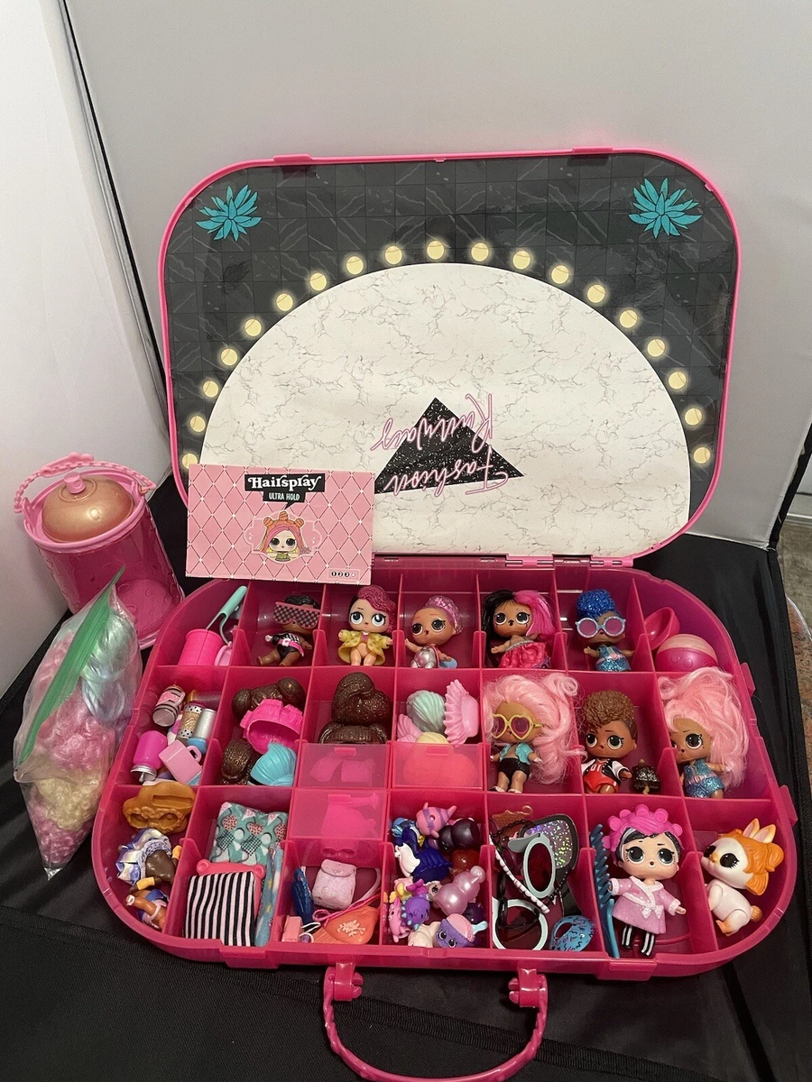 LOL Surprise Dolls Pets & accessories Carrying Case & Hair Spray container  case