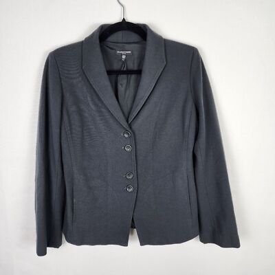 Eileen Fisher Viscose Stretch Ponte Blazer MP office business workwear