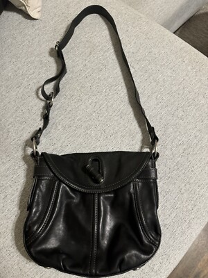 Fossil “fifty Four” Large Soft Leather Crossbody Purse With Toggle
