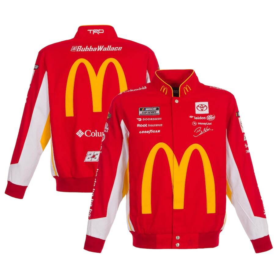 NASCAR McDonald's レーシングジャケット F1 Vintage McDonalds Nascar Racing printed Jacket – Pulse