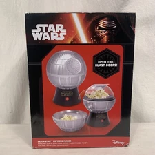 Disney Star Wars Death Star Hot Air Popcorn Maker Popper Removable Bowl