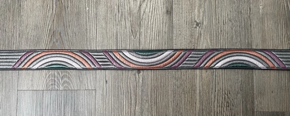 Coach Colorblock Deco Quilting Novelty Bag Strap 68812 Metallic Graphite - Image 4 of 4