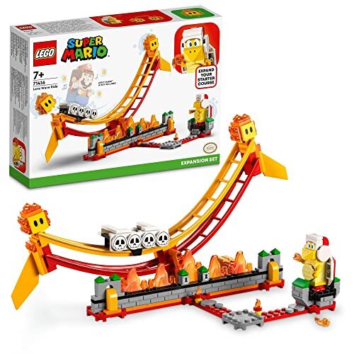 Lego Super Mario Lava Wave Ride Expansion Set 71416 with Fire Br