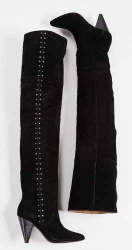 Black Suede Boots 38.5 