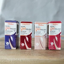 Sally Hansen Salon Gel Polish Step 2 Color B2G1 Free Pick Shade UV Nail Lacquer