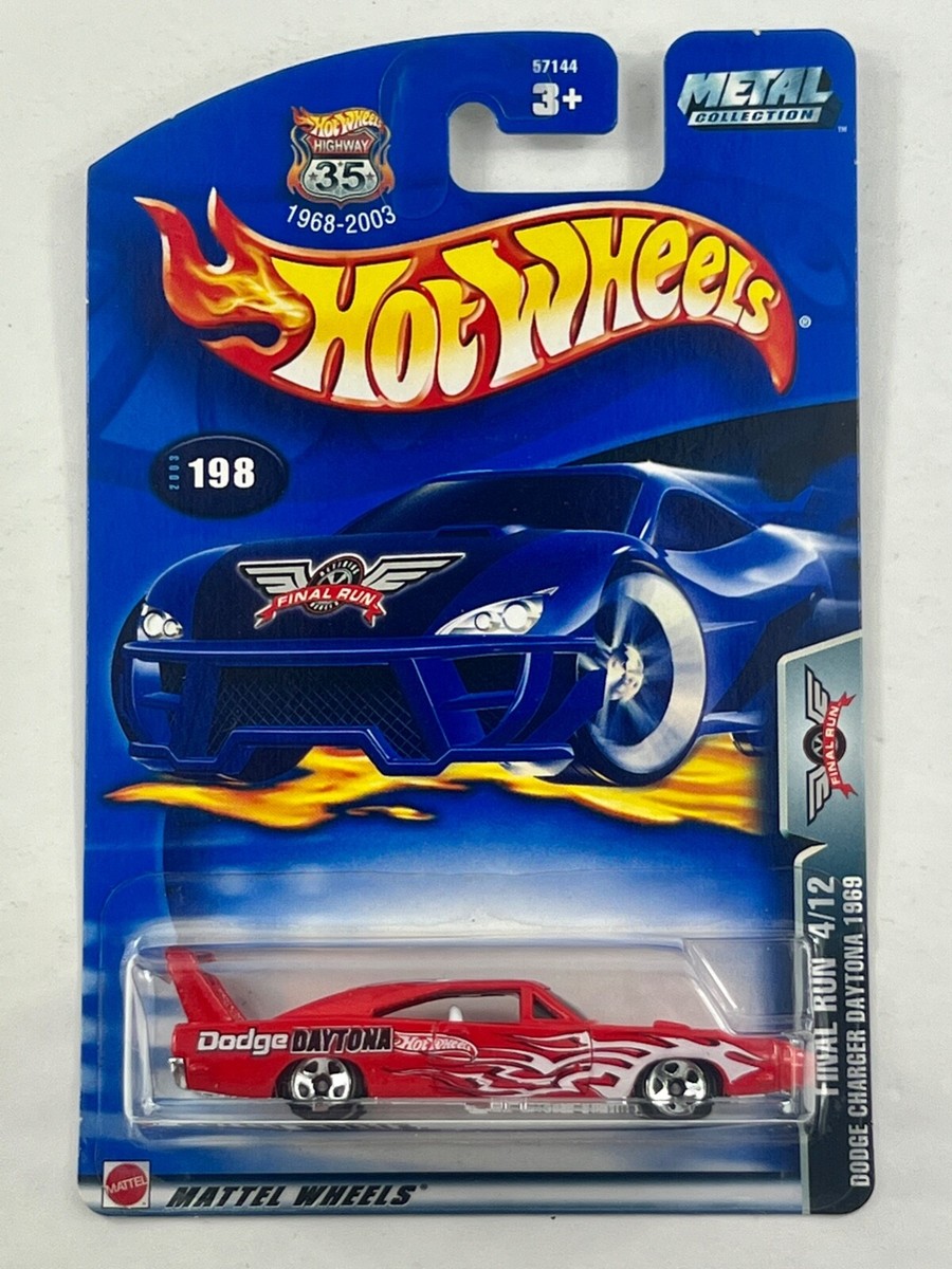 2002 MATTEL HOT WHEELS-FINAL RUN-DODGE CHARGER DAYTONA #198 FREE