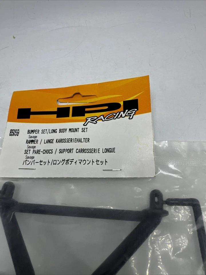 HPI Racing #85059 Savage Bumper Set Long Body Mount Set HPI85059 New In Package - Image 3 of 4
