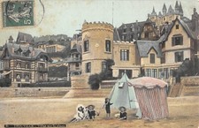 CPA 14 TROUVILLE / VILLAS SUR LA PLAGE