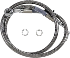 Drag Specialties Extended Stainless Steel Front Brake Line Kit 1741-5791