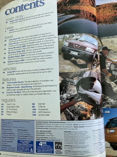 OVERLANDER 4WD MAGAZINE July 2000 * NISSAN STRIKES BACK - SERIES II PATROL * - Imagen 2 de 2