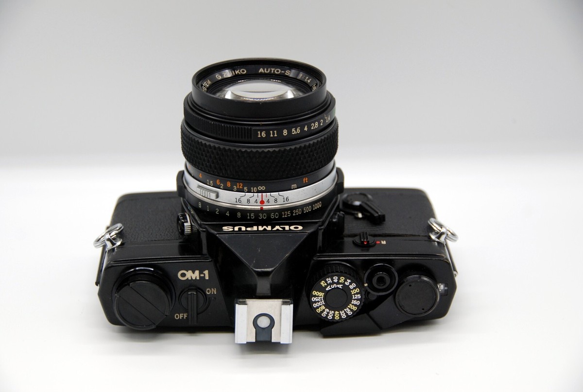 Olympus OM1 OM-1 Film SLR Camera with lens G.Zuiko 50mm F1.4