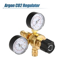 Car Dual Gauge Argon CO2 Regulator Gauge Pressure CGA580 Gas Weld Regulator New