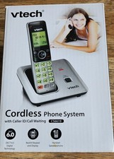 Vtech Cordless Phone System with Caller ID/Call Waiting Model CS6619 Mint