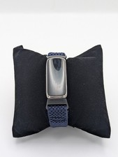 Fitbit Luxe Activity Tracker Black Case w/ Blue Woven Band