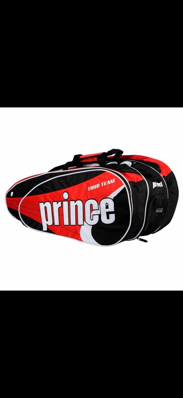 Prince Tour Team 12 Pack Tennis Racquet Bag Orange Black Backpack Style NEW