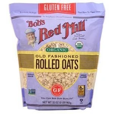 Bob's Red Mill Organic Old Fashioned Rolled Oats (Gluten Free)  32 oz