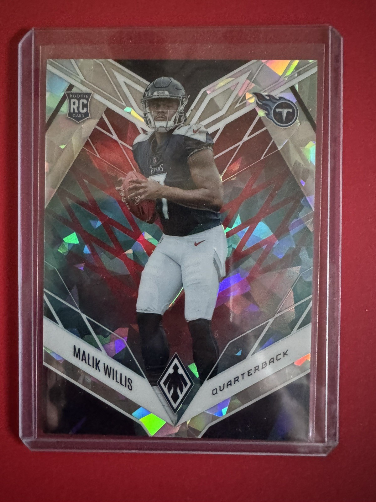 2022 PANINI PHOENIX MALIK WILLIS FIRE 03/50 FIRE ICE #103 ROOKIE RC 