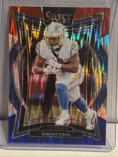 2024 Panini Select - Concourse Kimani Vidal #15 Red & Blue Shock Prizm (RC)