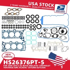 Full Head Gasket Set For 09-16 Buick Enclave Chevrolet Tranverse GMC Arcadia 3.6