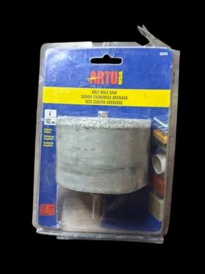 ARTU USA 4  Grit Hole Saw Tungsten Carbide 102mm 3/8  Shank