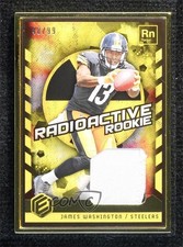 2018 Panini Elements Radioactive Rookie Materials Gold /99 James Washington i6j