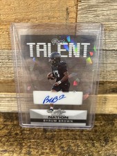Byrum Brown Auto /15 2025 Leaf Football Nation Pure Talent Bulls Acetate
