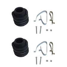 For 1933-1956 Plymouth Front & Rear 6-Cylinder Universal Joint Boot & Clamp Kit