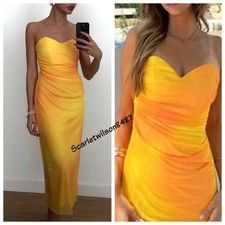 ZARA sleevless yellow dress