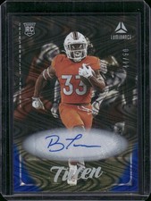2025 Panini Luminance #115 Bhayshul Tuten Base Luminance Blue Auto #/50