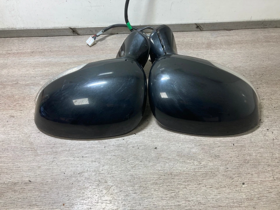 2011 TOYOTA AVENSIS ESTATE PASSENGER & DRIVER SIDE FRONT WING MIRRORS PAIR - Image 2 of 4