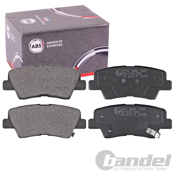 Abs BremsbelÄGe Hinten Passend FüR Hyundai Accent Bayon Elantra Grandeur I10 I20-image