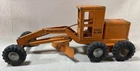 Vintage 1950s-60s TONKA DIESEL ROAD GRADER #600! Orange, Pressed Steel Toy