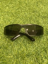 Alexander McQueen Geometric Sunglasses AM0491S-001 Black Metal Shades Eyewear