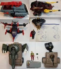 Vintage 1980's GI Joe Vehicles Lot (HISS II, ASP, FANG II, Mean Dog, Despoiler)