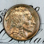 * 1921-S * SOLID+ GEM BU MS BUFFALO NICKEL * FROM ORIGINAL COLLECTION