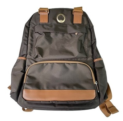 Delsey Paris Legere SE Chatelet Soft Air Travel Laptop Backpack Bookbag Brown