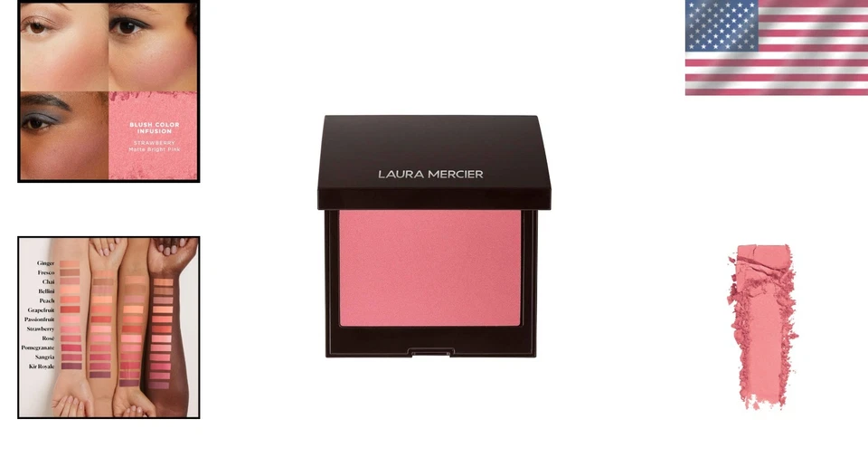 Matte and Shimmer Finish Blush - Customizable Buildable Color for Fair Skin - Image 2 of 4