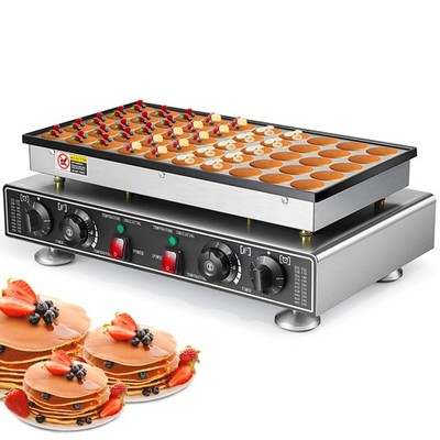 50 Löcher Elektro Dutch Pancakes Maker 1800W Anti-Haft Poffertjes Baker Maschine