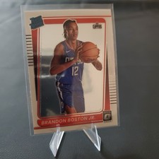 2021-22 Panini Donruss Optic - Rated Rookie Brandon Boston Jr. #189 (RC)