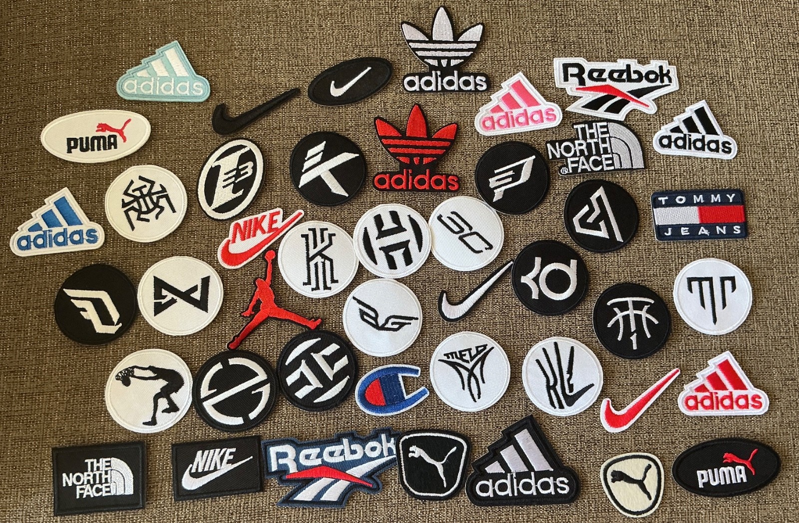 SPORTS LOGOS - Embroidered Iron-On Patches - YOU PICK