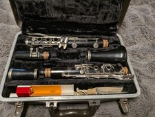 Vintage Bundy Resonite Selmer Clarinet In Hard Case With Extras
