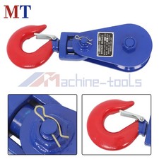 4 ton 4 1/2" Single Sheave - 1/2" Wire Rope Snatch Block with Swivel Hook