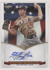 2012 USA Baseball National Team 18U Signatures /349 Stephen Gonsalves Auto 0h1