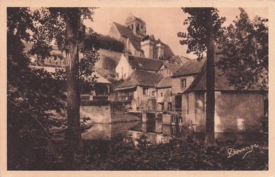 86 LA ROCHE POSAY L EGLISE ET LE MOULIN SUR LA CREUSE