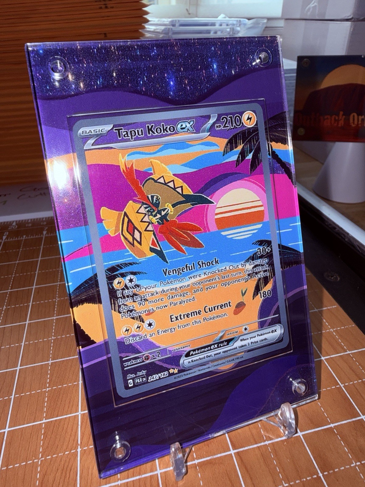 Tapu Koko ex 247/182 SV04: Paradox Rift Extended Art Case