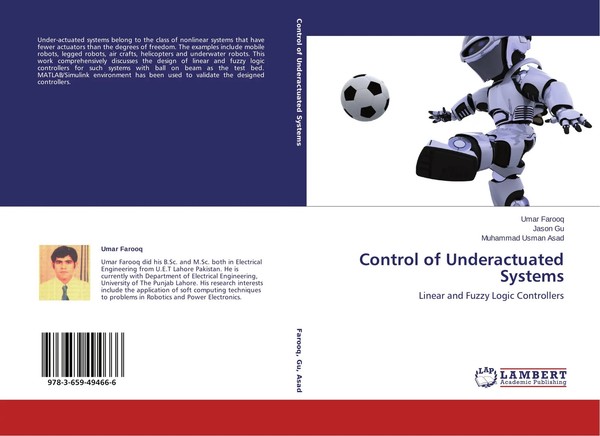 Control Of Underactuated Systems Linear And Fuzzy Logic Controllers Taschenbuch-image