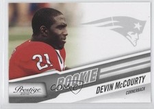 2010 Playoff Prestige Rookie Devin McCourty #232 9y7
