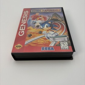 SEGA GENESIS 🦔 Sonic Spinball -  Excellent Manual Condition-NM